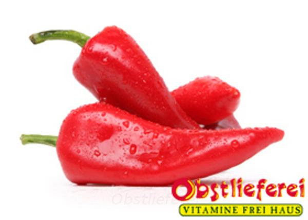 Produktfoto zu Paprika spitz rot