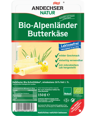 Produktfoto zu Alpenländer Butterkäse BIO