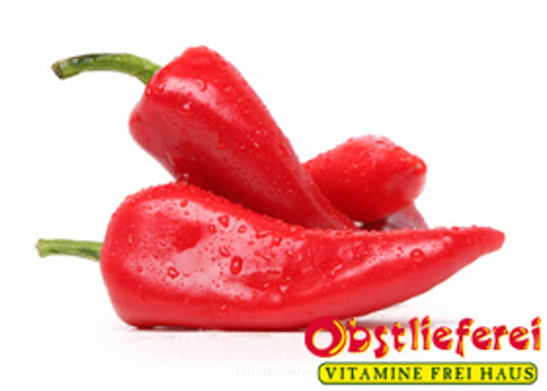 Produktfoto zu Paprika spitz rot
