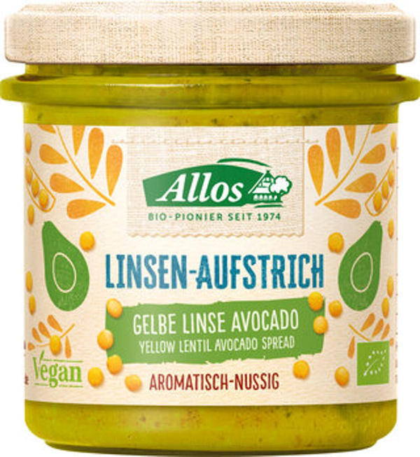 Produktfoto zu Aufstrich Gelbe Linse Avocado
