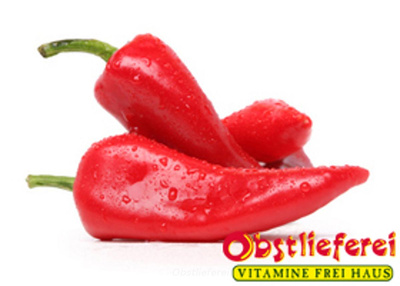 Produktfoto zu Spitzpaprika rot BIO